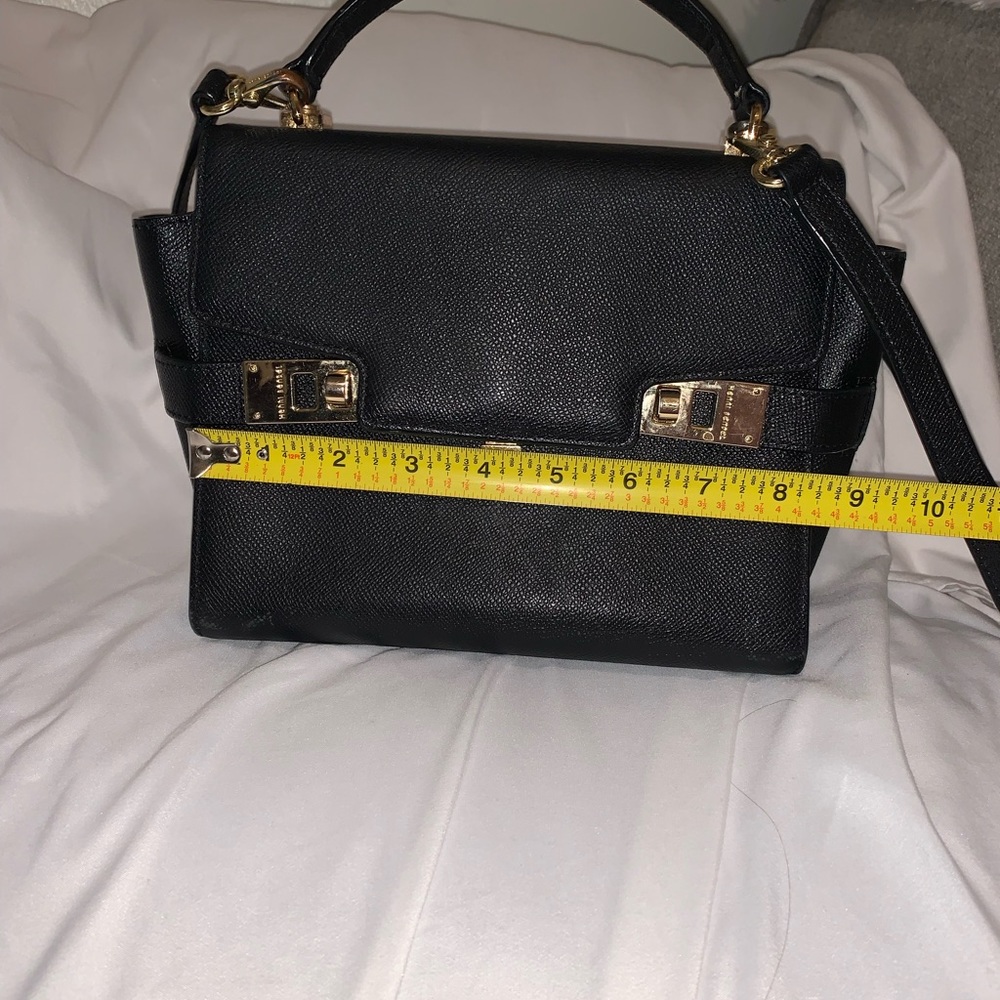FIRM HENRI BENDEL BLACK SATCHEL - Picture 10 of 13